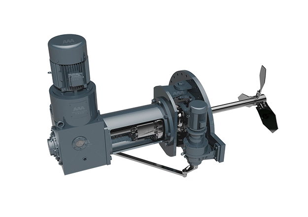 ckj-series-periodic-swing-gear-drive-side-entry-mixer