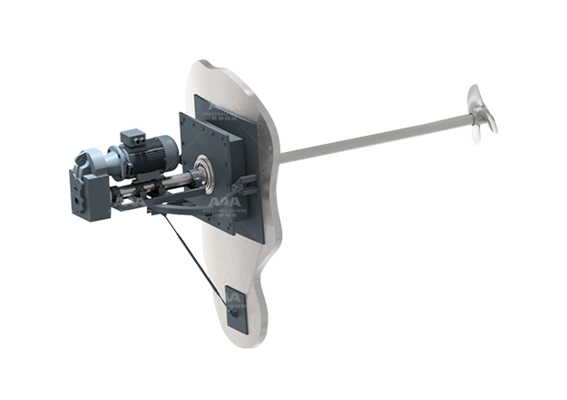 skj-series-periodic-swing-gear-drive-side-entry-mixer